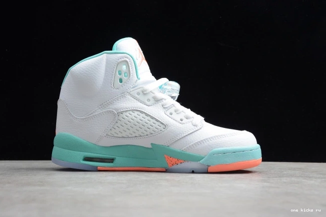 Cheap 5 Air GS 440892-100 Jordan Aqua Light 0521